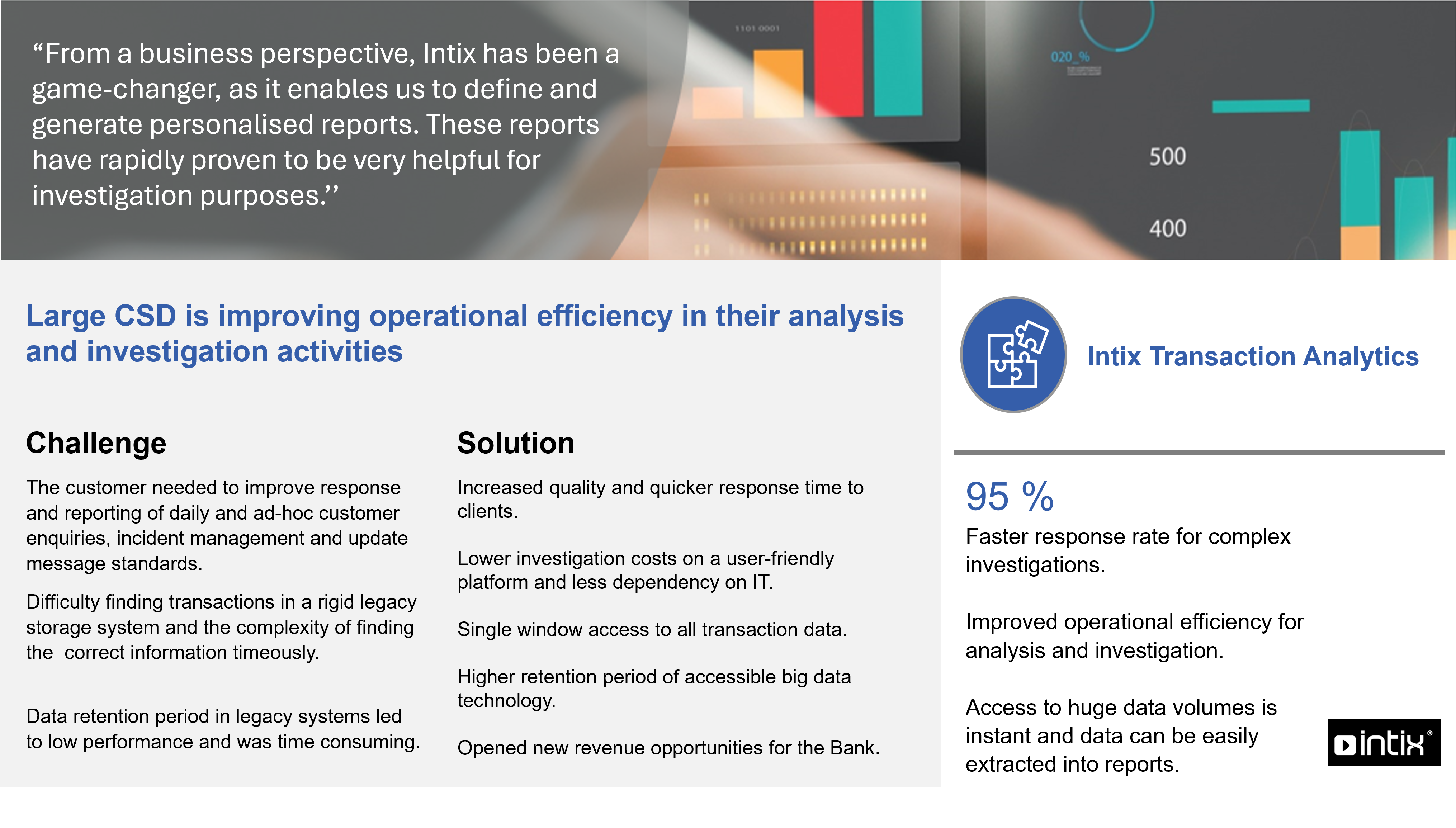 Large CSD use case 2024
